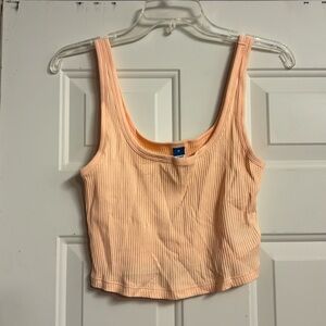 Peach Crop Top